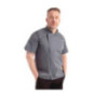 Veste de cuisine mixte légère manches courtes à fermeture éclair Springfield Chef Works Urban bleu encre XL
