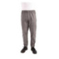 Pantalon de cuisine Works Urban Jogger 257 à fines rayures noires et blanches L