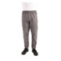 Pantalon de cuisine Works Urban Jogger 257 à fines rayures noires et blanches M