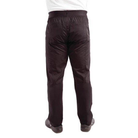 Pantalon slim léger homme Chef Works noir L