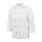 Veste de cuisine mixte Whites Chicago manches longues blanche XL