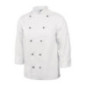 Veste de cuisine mixte Whites Chicago manches longues blanche XXL