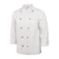 Veste de cuisine mixte Whites Chicago manches longues blanche XXL