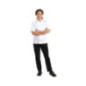 Veste de cuisine mixte Whites Chicago manches courtes blanche L