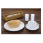 Plats à gratin ovales Olympia Stoneware 161 x 116mm (Lot de 6)