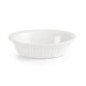 Plat à tourte ovale blanc Olympia (Lot de 6)