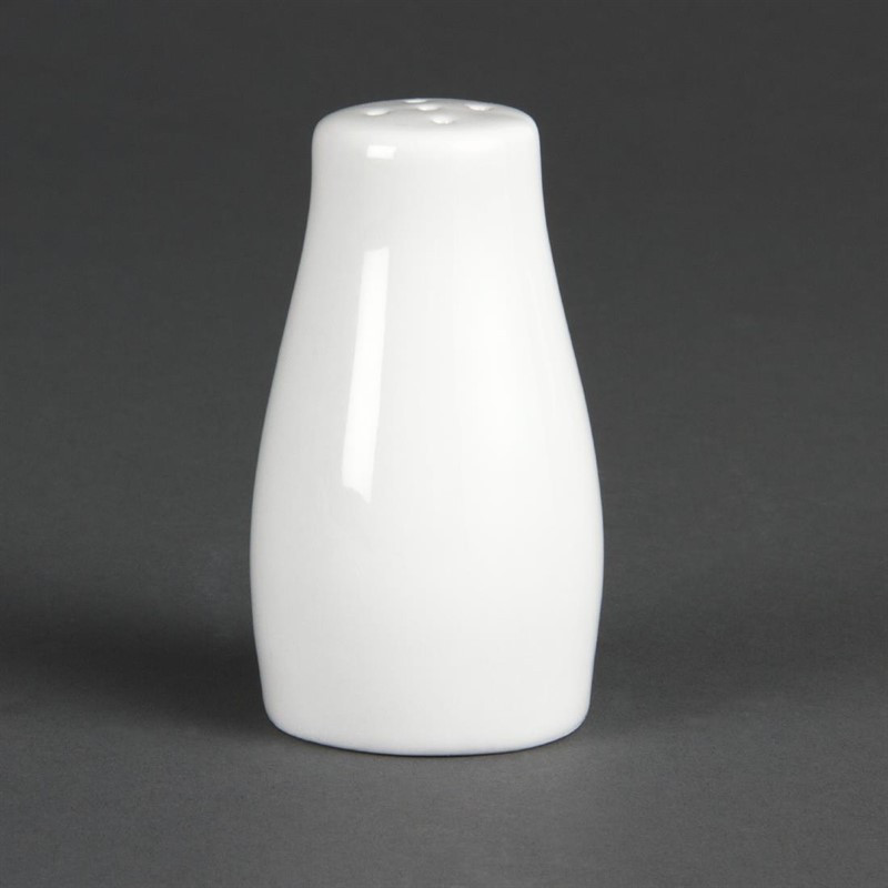 Poivrières blanches 90mm Olympia (Lot de 12)