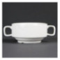 Bol à soupe avec anses blancs Olympia 115mm (Lot de 6)