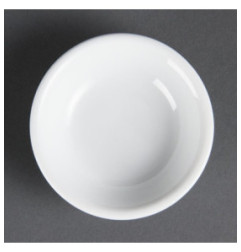 Coupelles à sauce soja Olympia Whiteware 70mm (Lot de 12)