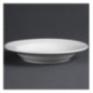 Assiettes creuses blanches Olympia 270mm (Lot de 6)