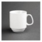 Mugs empilables blancs 284ml Olympia (Lot de 12)