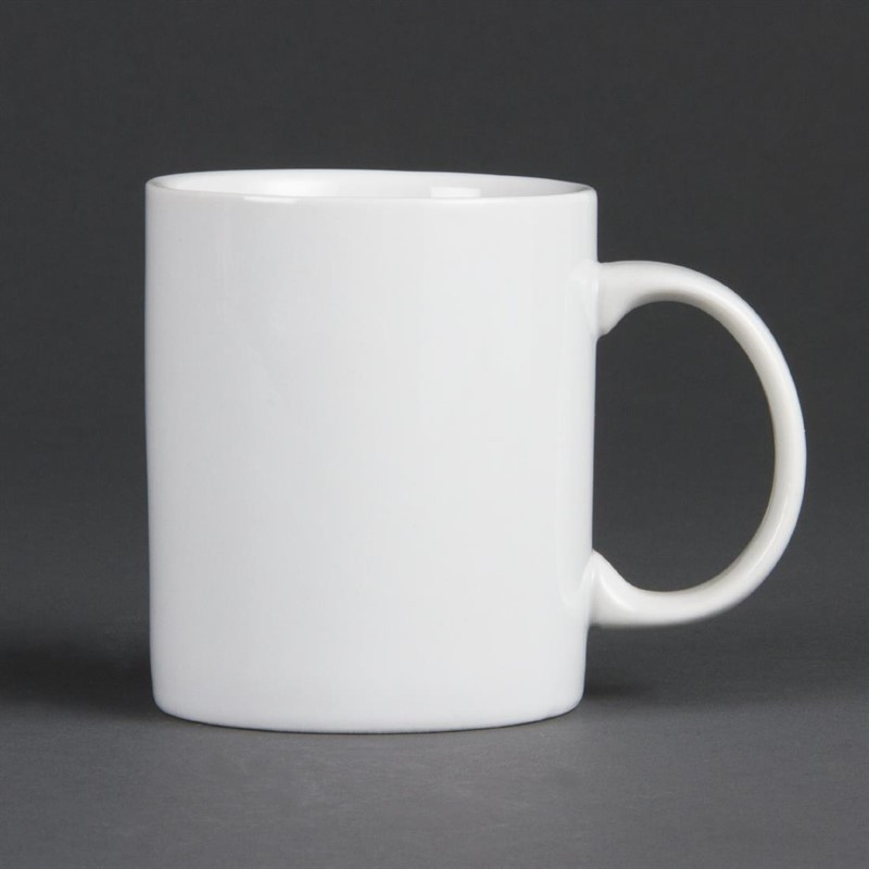 Mug blanc 284ml Olympia Whiteware (Lot de 12)