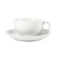 Soucoupes pour tasses à cappuccino blanches Olympia (Lot de 12)