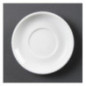 Soucoupe pour tasse à espresso empilable blanche Olympia (Lot de 12)