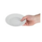 Assiettes à bord large blanches Olympia 165mm (Lot de 12)