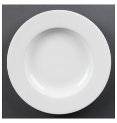 Assiettes à pâtes blanches 310mm Olympia (Lot de 4)