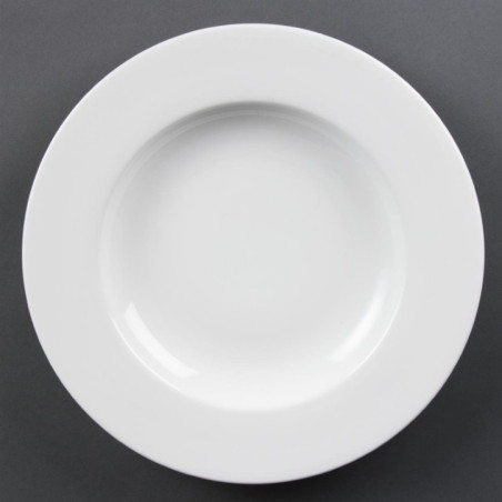 Assiettes à pâtes blanches 310mm Olympia (Lot de 4)