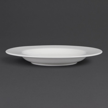 Assiettes à pâtes blanches 310mm Olympia (Lot de 4)