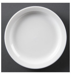 Assiettes à bord étroit blanches Olympia 150mm (Lot de 12)