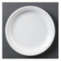 Assiettes à bord étroit blanches Olympia 180mm (Lot de 12)