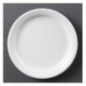 Assiettes à bord étroit blanches Olympia 180mm (Lot de 12)