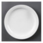 Assiettes à bord étroit blanches Olympia 202mm (Lot de 12)