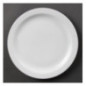 Assiettes à bord étroit blanches Olympia 280mm (Lot de 6)