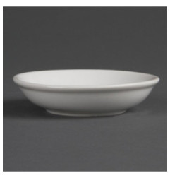 Coupelles à sauce soja blanches 100mm Olympia (Lot de 12)