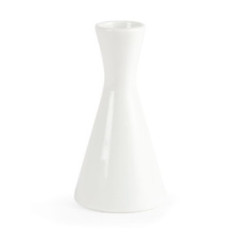 Vases bouteilles blancs 140mm Olympia (Lot de 6)