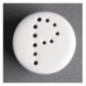 Poivrières blanches 80mm Olympia (Lot de 12)