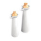 Bouteilles huile et vinaigre blanches Olympia