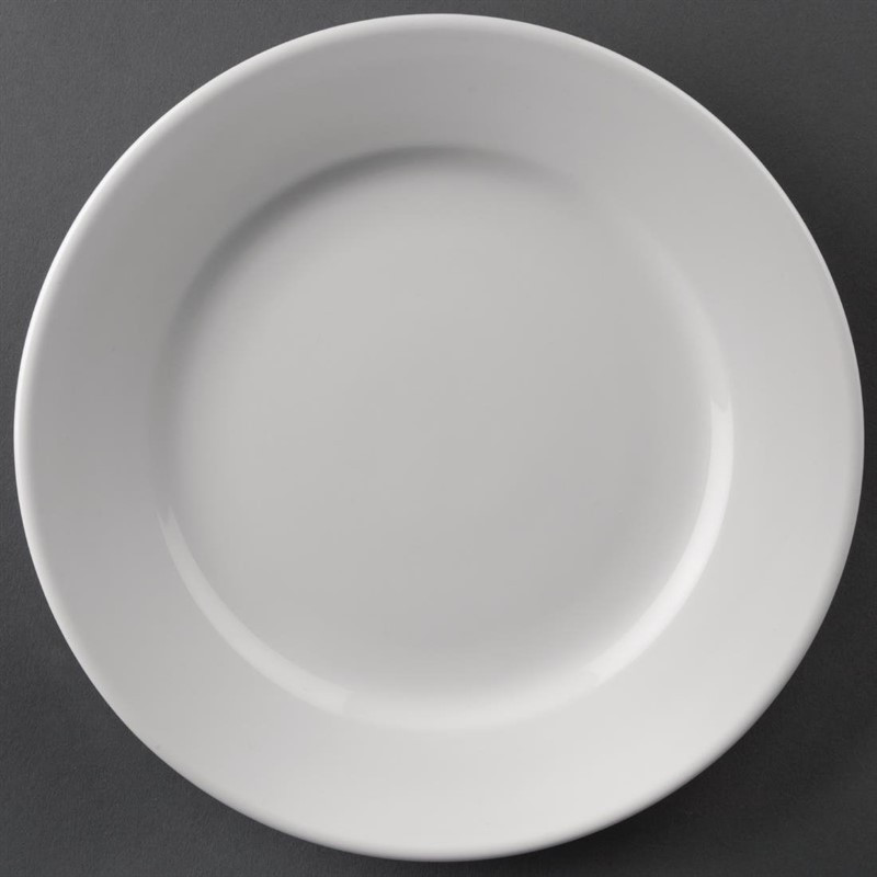 Assiettes à bord large Olympia Athena 165mm (Lot de 12)