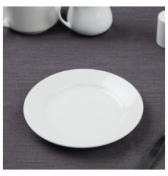 Assiettes à bord large Olympia Athena 165mm (Lot de 12)