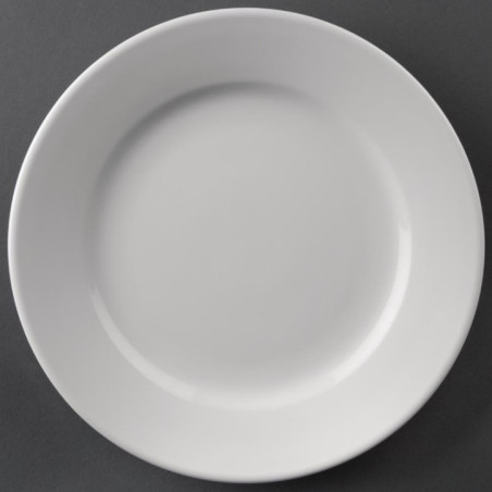 Assiettes à bord large Olympia Athena 202mm (Lot de 12)