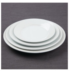 Assiettes à bord large Olympia Athena 202mm (Lot de 12)