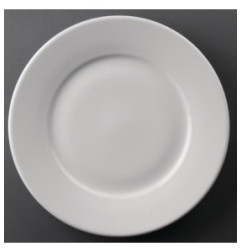 Assiettes à bord large Olympia Athena 254mm (Lot de 12)