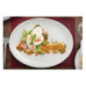 Assiettes ovales Olympia Athena 254 x 197mm (Lot de 12) Assiettes ovales Olympia Athena 254 x 197mm (Lot de 12)