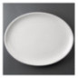 Assiettes ovales Olympia Athena 305 x 241mm (Lot de 6)