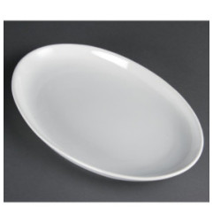 Assiettes creuses ovales Olympia 365 x 235mm (Lot de 2)