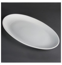 Assiette creuse ovale Olympia 500 x 290mm