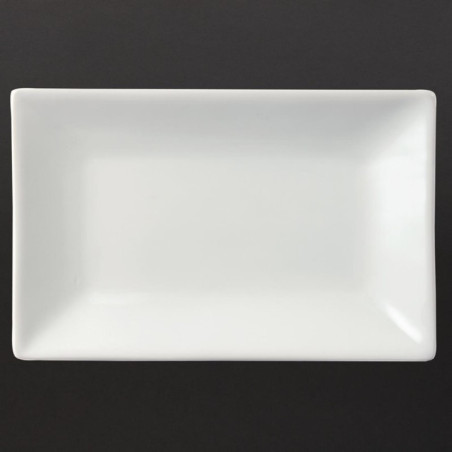 Plat rectangulaire de service 200 x 130mm Olympia (Lot de 6)