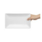Plat rectangulaire de service 250 x 150mm Olympia (Lot de 4)