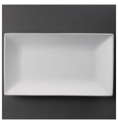 Plat rectangulaire de service 310 x 180mm Olympia (Lot de 2)