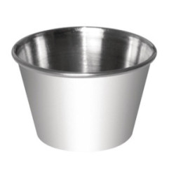 Pots à sauce inox Olympia 230ml (Lot de 12)