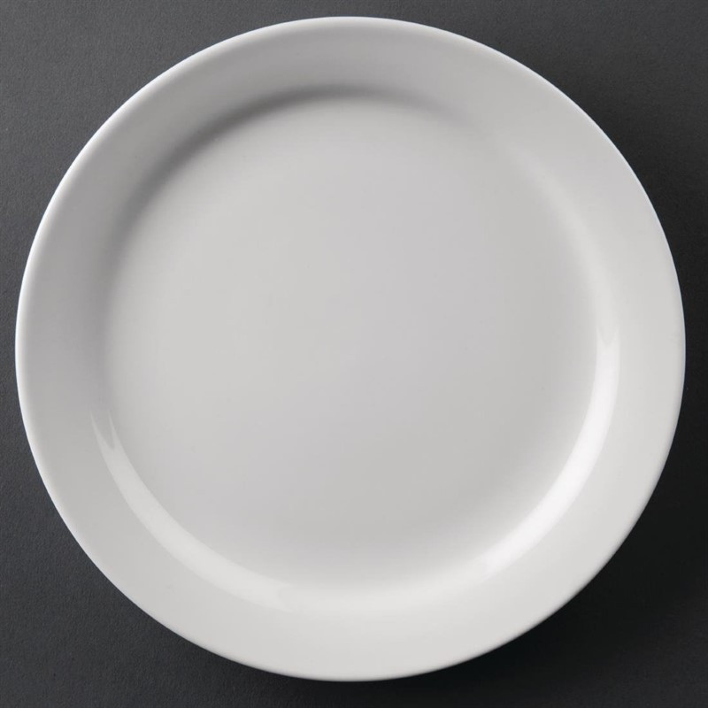 Assiettes à bord étroit Olympia Athena 165mm (Lot de 12)