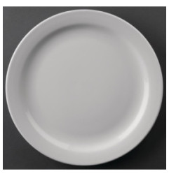 Assiettes à bord étroit Olympia Athena 226mm (Lot de 12)