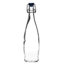 Bouteilles d'eau en verre 1L (Lot de 6)