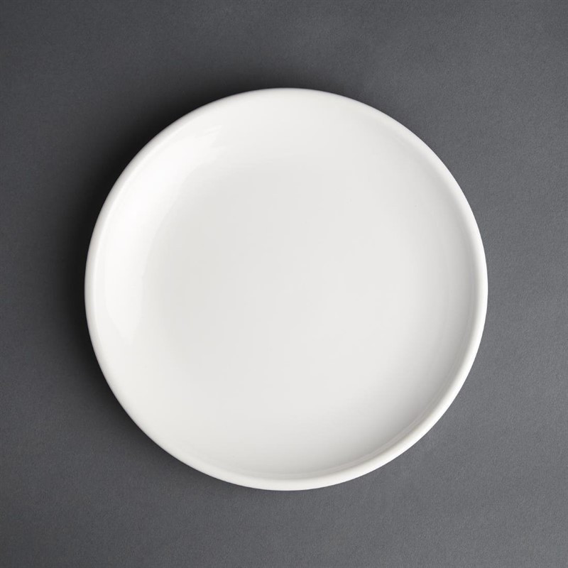 Assiette plate blanche Olympia Café 205mm (Lot de 12)