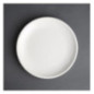 Assiette plate blanche Olympia Café 205mm (Lot de 12)