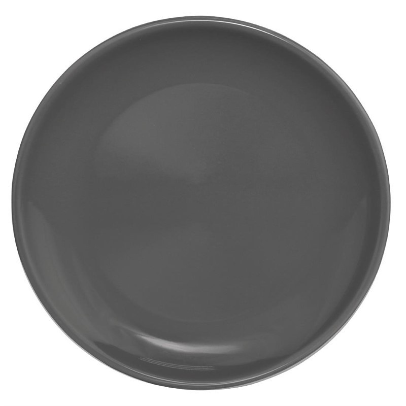 Assiette plate grise Olympia Café 205mm (Lot de 12)